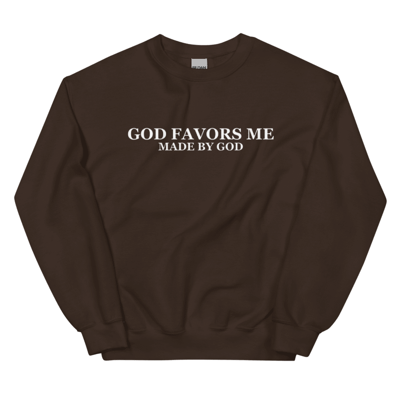 God Favors Me Crewneck